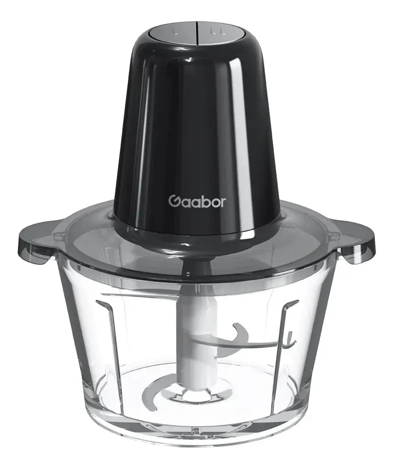 Gaabor Processador 300w 2l Vidro 4 Lâminas Mg-15m02a Cor Preto