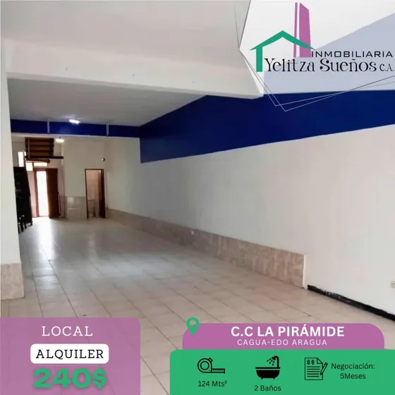 Local En Alquiler En El Centro De Cagua