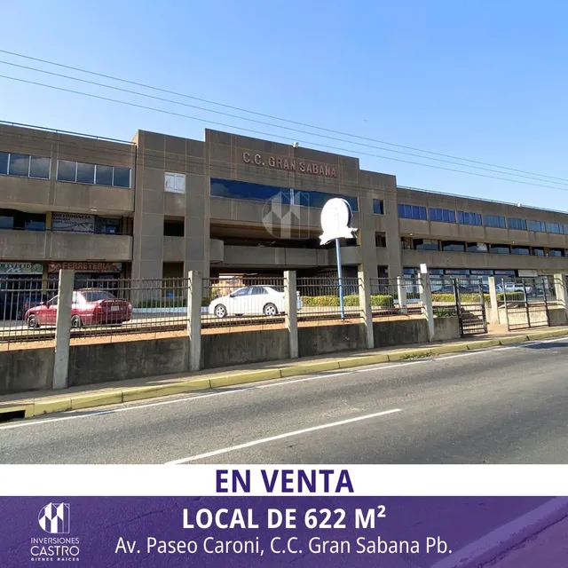 En Venta: Local Comercial De 622m2, Ubicado En Av. Paseo Caroni, C.c. Gran Sabana. Planta Baja Con Vista A La Avenida, Puerto Ordaz, Edo. Bolivar. Excelente Opción Para Invertir 