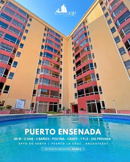 En Venta Apartamento Conjunto Residencial La Ensenada, Puerto La Cruz, Estado Anzoátegui