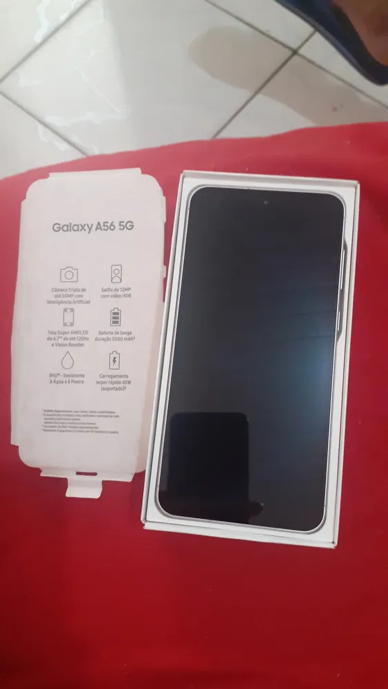 Foto real de um usuário do Galaxy A56 5G
