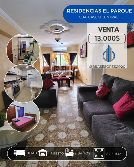 Apartamento Residencias El Parque Sector La Vega 