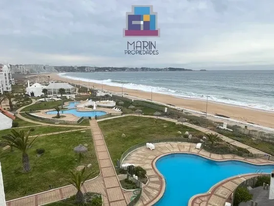 Acogedor Depto, Con Vista Al Mar, Bahia De Rosas-algarrobo
