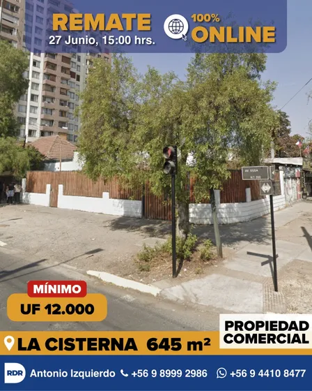 Casa - Comercial  La Cisterna