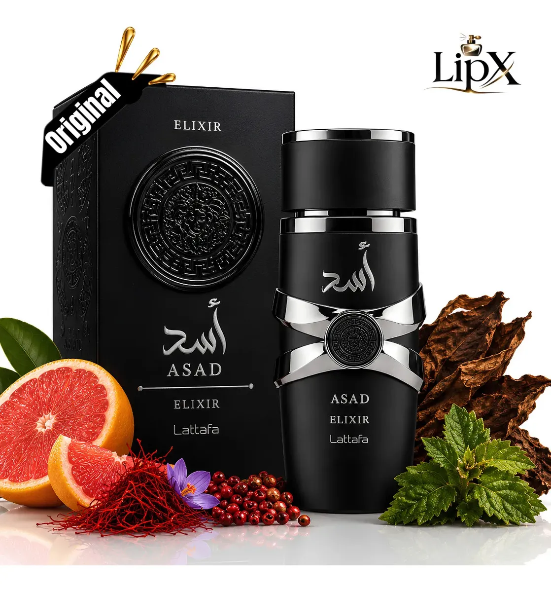 Perfume Arabe Asad Elixir Masculino Edp 100ML Com Nf