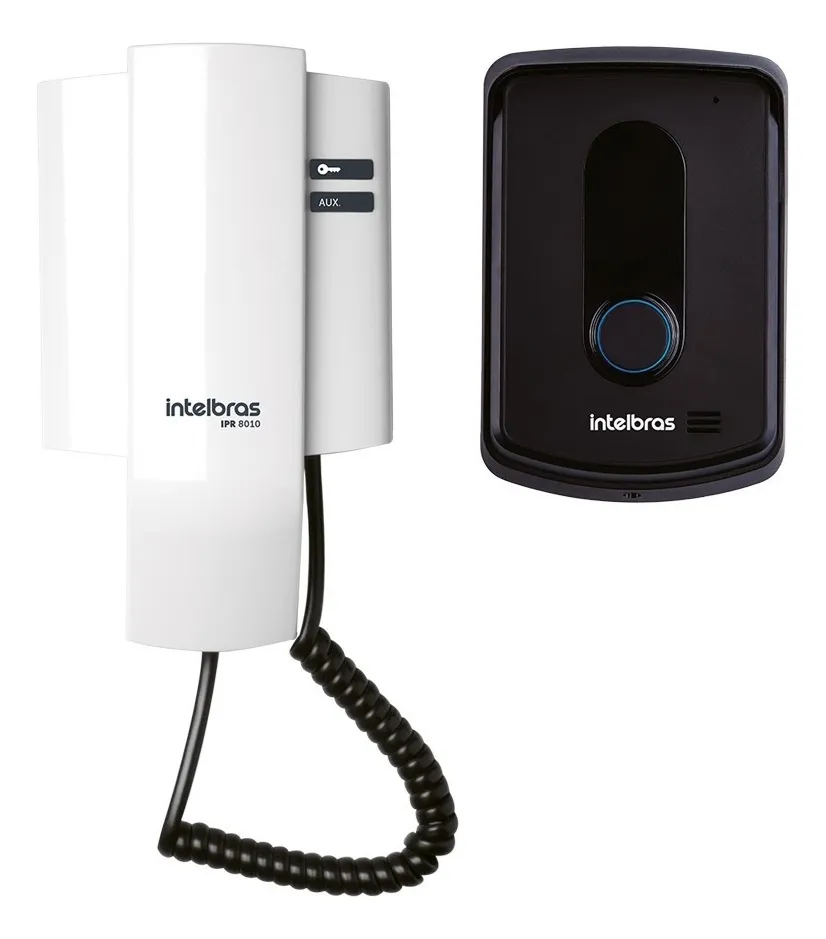 Porteiro Residencial Ipr 8010 Preto/Branco Intelbras 110V/220V