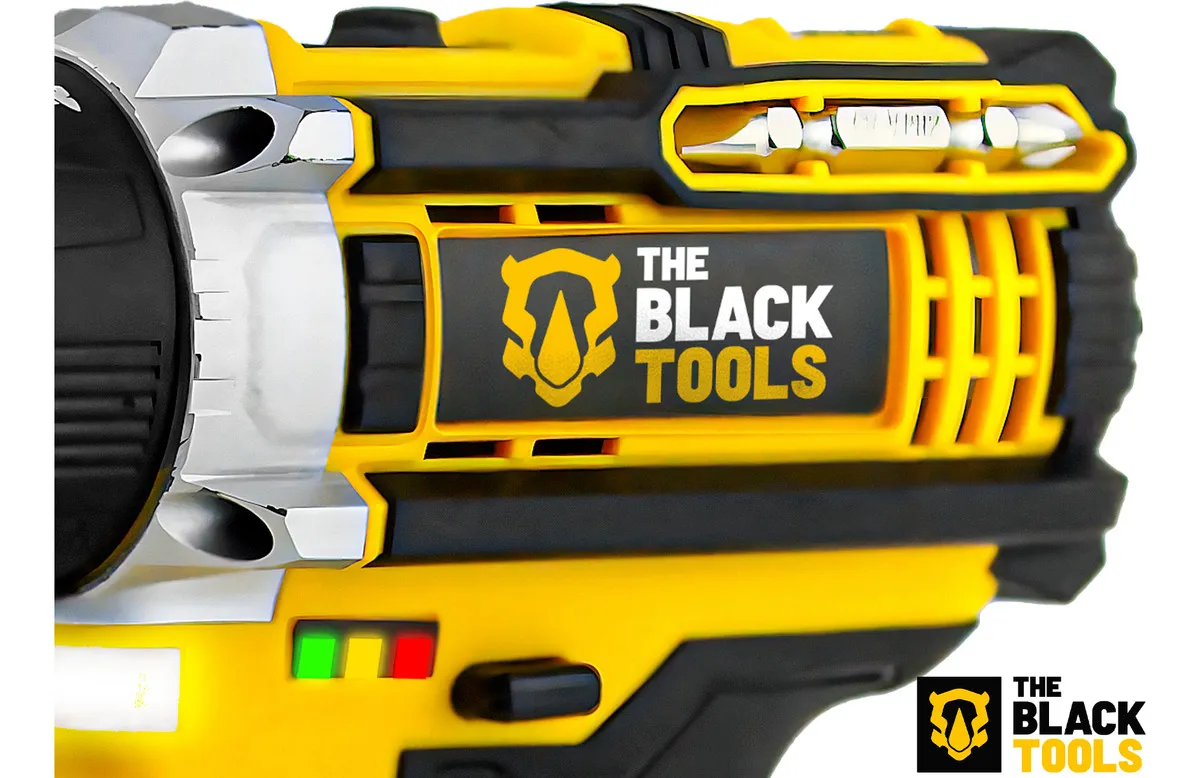 Parafusadeira e Furadeira The Black Tools TB-21PW Parafusadeira e Furadeira The Black Tools TB-21PW