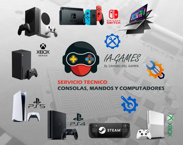 Servicio Técico Consolas Ps3, Ps4, Ps5, Nintendo, Xbox Y Pc