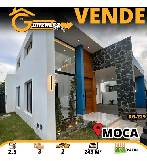 Casa En Venta Moca