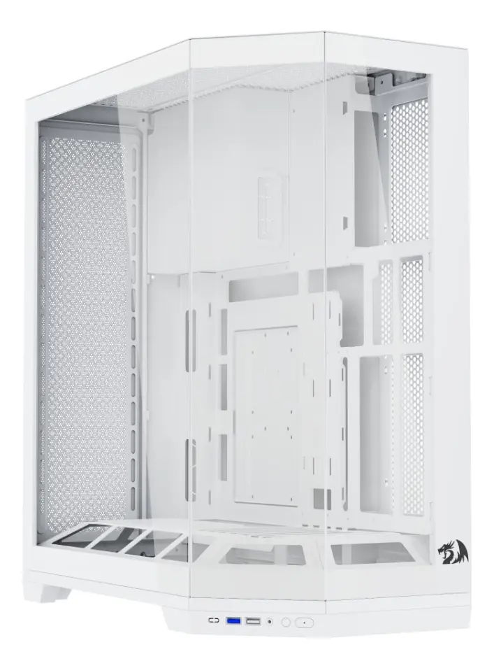 Gabinete Gamer Redragon Edge Branco Sem Fans Ca-608w Branco