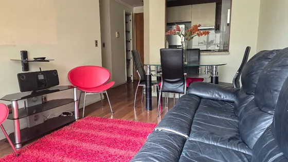 Departamento 2d&2b Amoblado Con Terraza Y Piscina En Viña