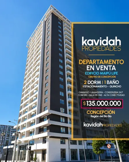 Departamento En Venta En Maipú Life Concepción