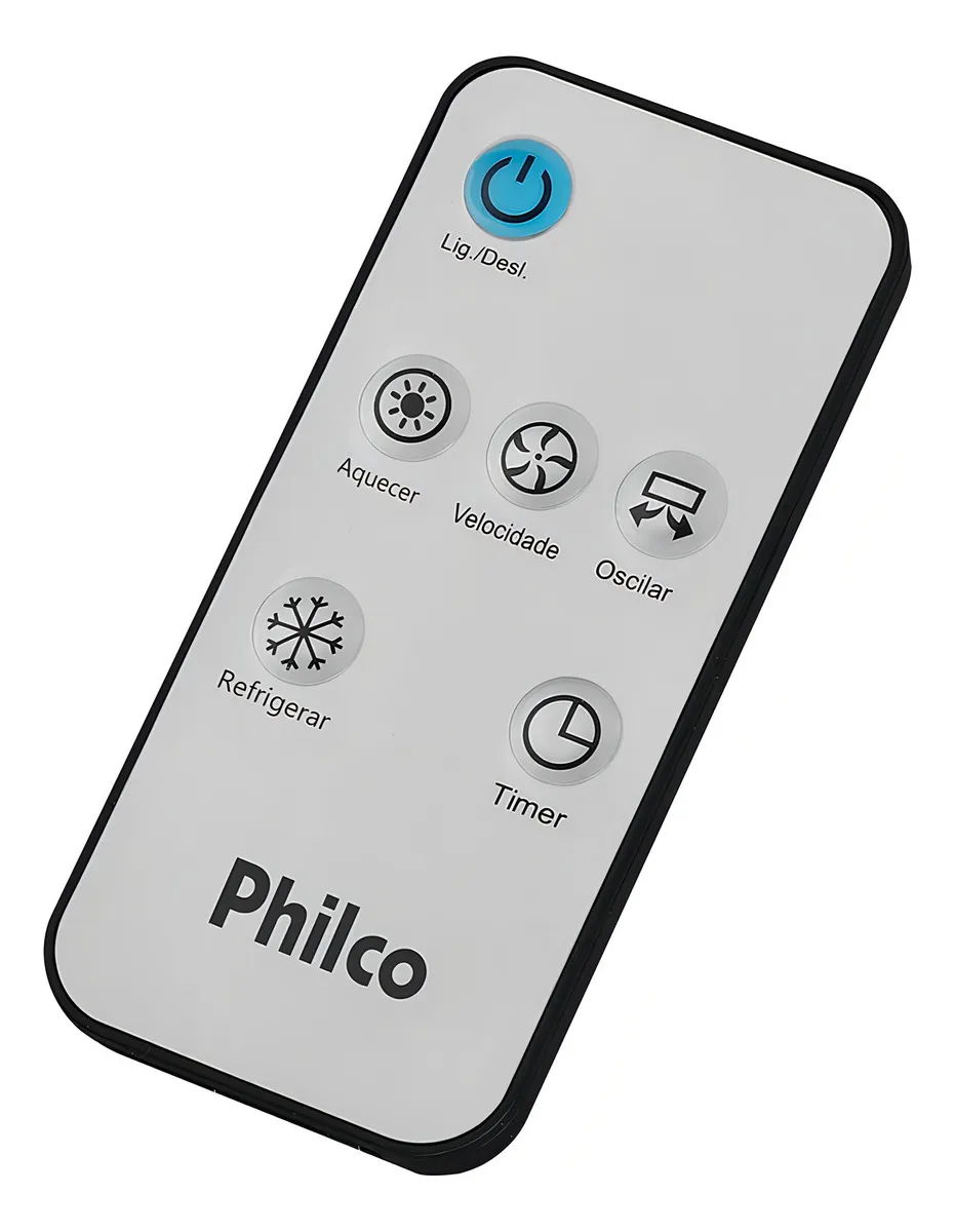 Climatizador De Ar Quente E Frio Com Controle Remoto Philco Cor Branco 220v - Imagem 7
