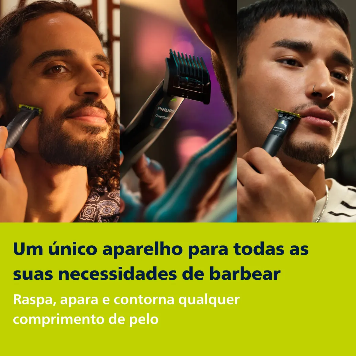 Cabo de carregamento USB e pente 5 em 1 para barbeador Philips