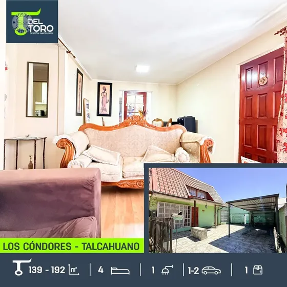 Casa En Venta De 4 Dorm. En Las Dalias, Talcahuano