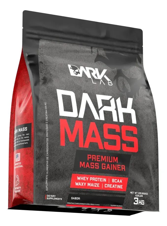 Hipercalórico Dark Mass 3kg Dark Lab Sabor Cookies
