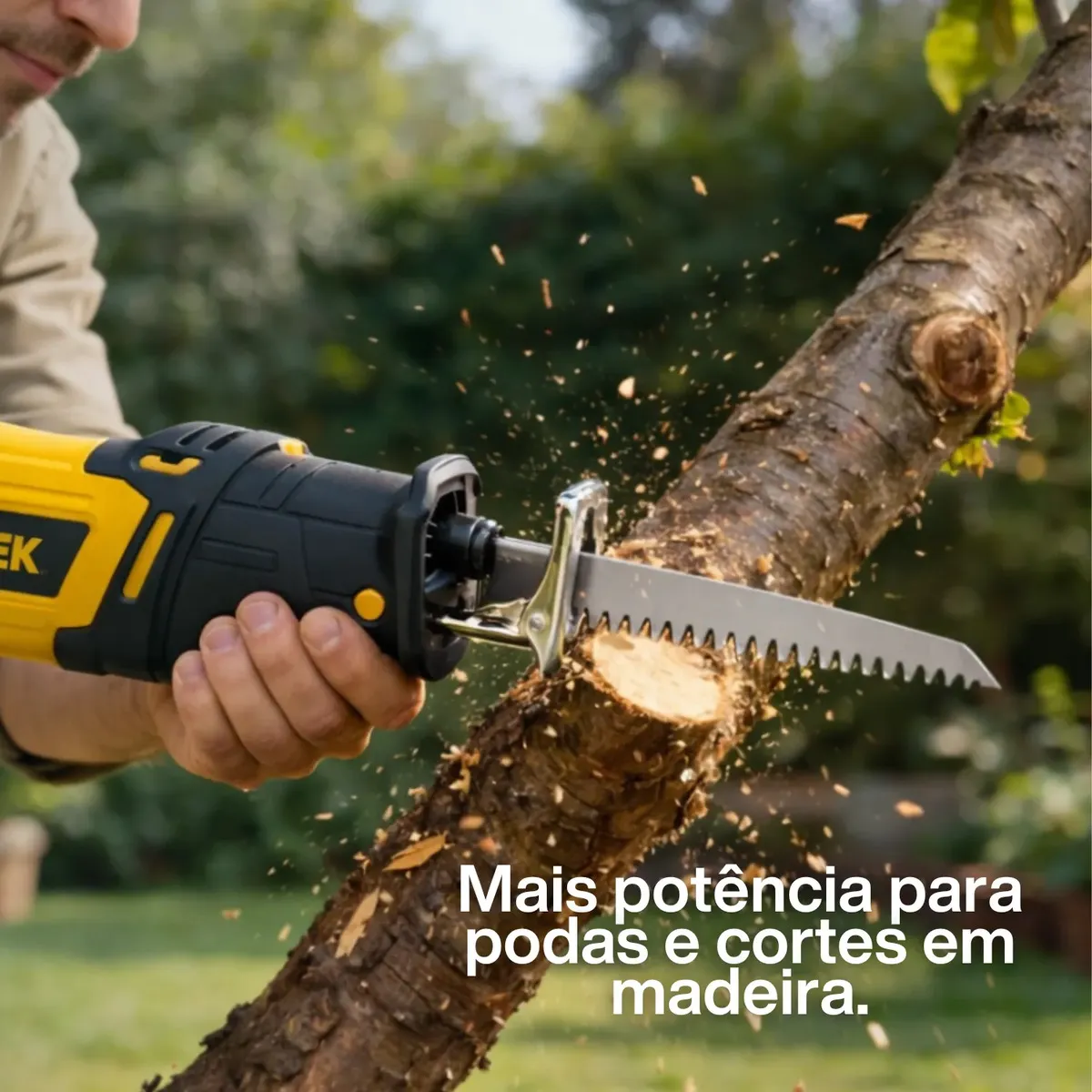 Serra Sabre Elétrica Cortar Carne Osso Açougue Açougueiro 48v 1500w B-Tek DZ-39 Abrir Boi Portátil 2 Baterias Bivolt 110/220v Serra Para Cortar Osso Frigorífico Profissional Maleta Kit — imagem 3