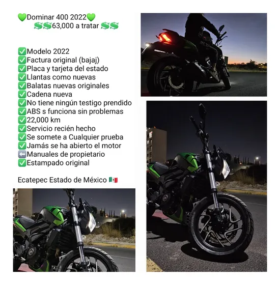 Dominar 400cc Bajaj