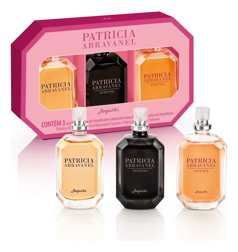 Kit 3 Colônias Perfumes Patricia Abravanel Intenso Essence