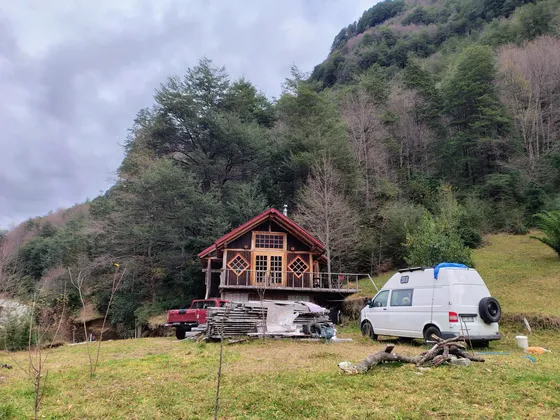 Parcela Con Cabaña Rústica En Puesco, Curarrehue