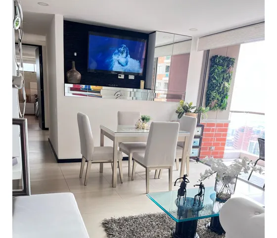 90m2 Apartamento Amoblado En El Poblado 