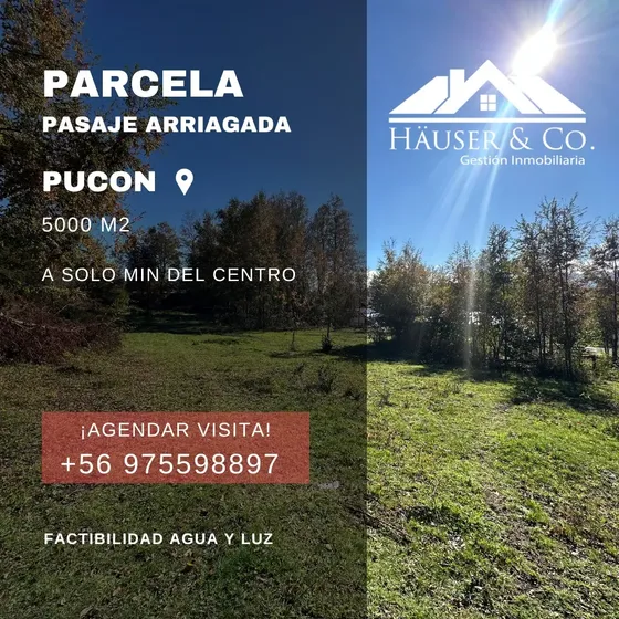 Parcela A Solo Min Del Centro De Pucon Pasaje Arriagada