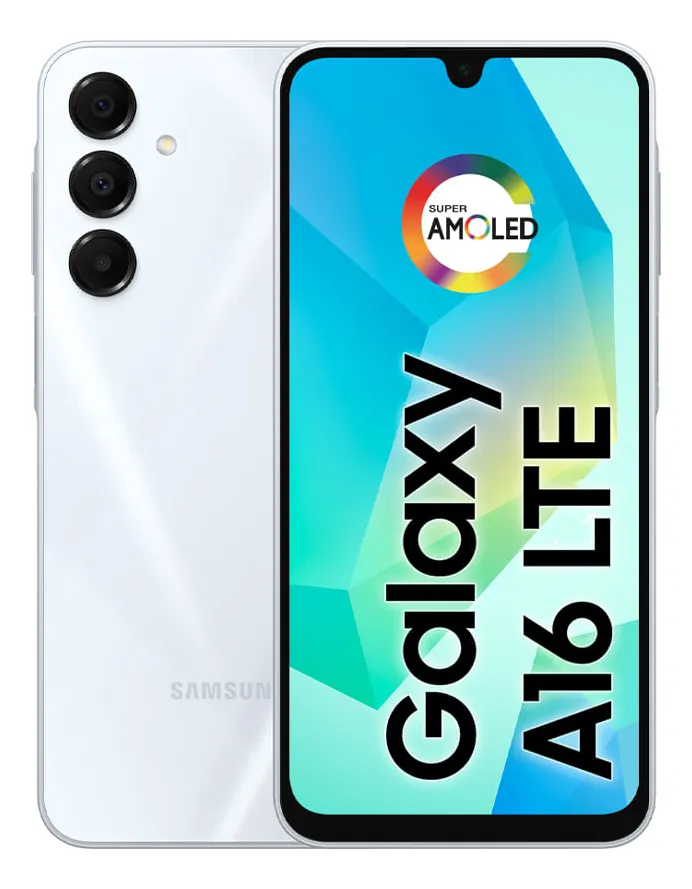 Celular Samsung A16 barato e bom com tela Super AMOLED de qualidade