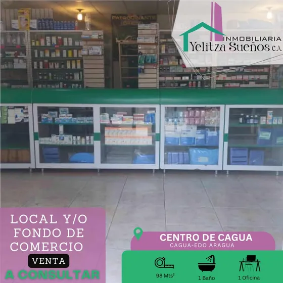 Local En Venta Centro De Cagua