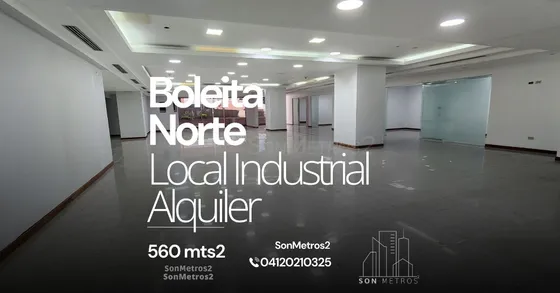 Local Pb Alquiler Boleita Norte 560 Mts2 Sonmetros2
