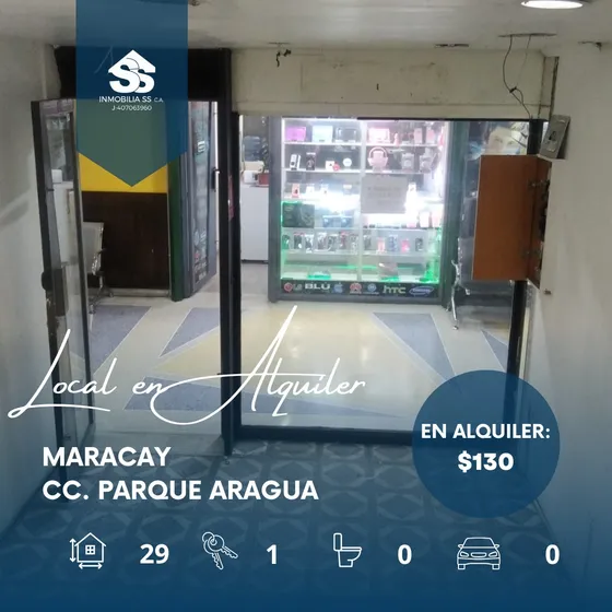 Se Alquila Local En C.c Parque Aragua Maracay