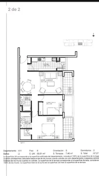 Departamento Macul 2301