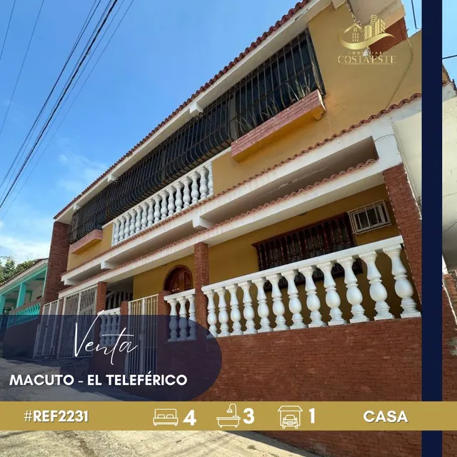 Venta De Casa En Macuto Sector El Teleférico Ref 2231