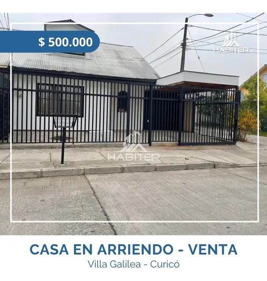 Casa En Venta De 3 Dorm. En Curicó