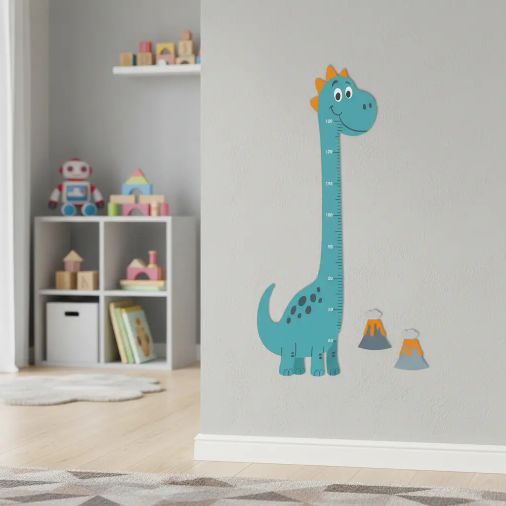 Régua Do Crescimento Medidor Dinossauro