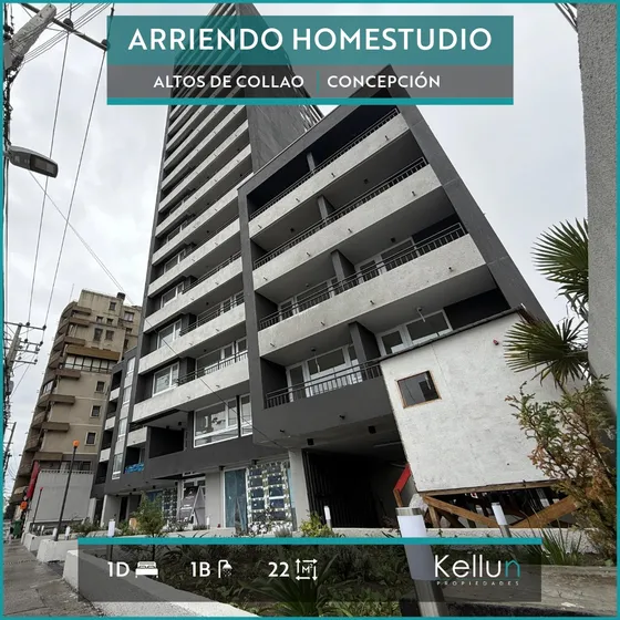Arriendo Altos De Collao| Homestudio | Ideal Para Estudiante