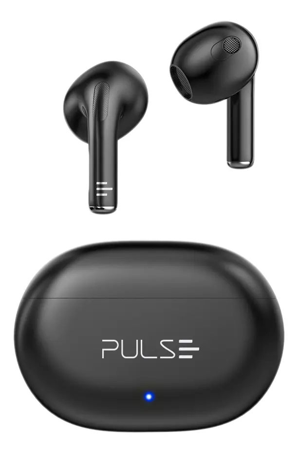 Fone De Ouvido Pulse Tws Bluetooth 5.3 Com Touch, Som Estéreo E Até 12h De Bateria  Ph413 Preto
