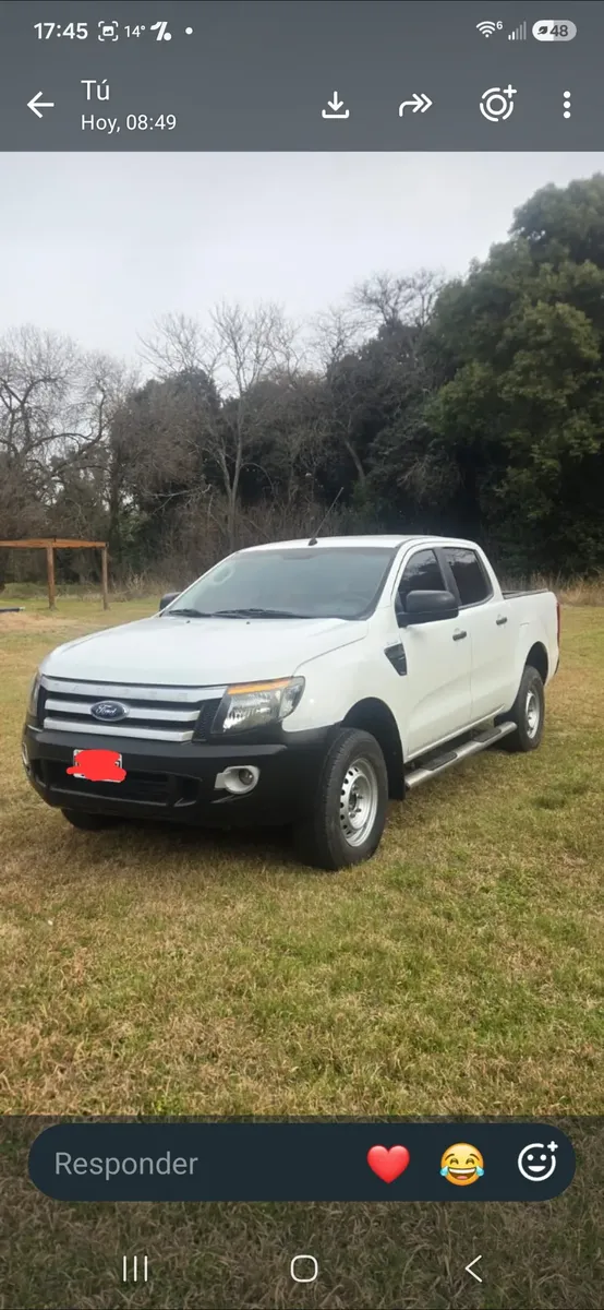 Ford Ranger 2.5 Cd 4x2 Xl Ivct 166cv