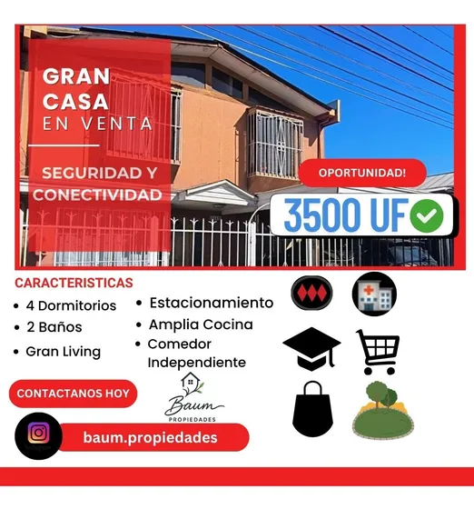 Gran Casa Familiar 4d+2b