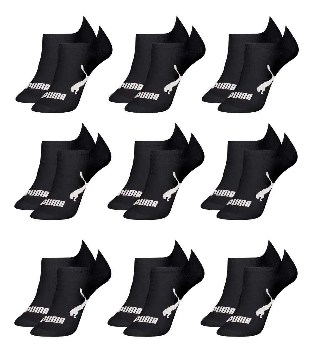 Kit 9 Pares Meias Puma Soquete Cano Curto Sapatilha Original