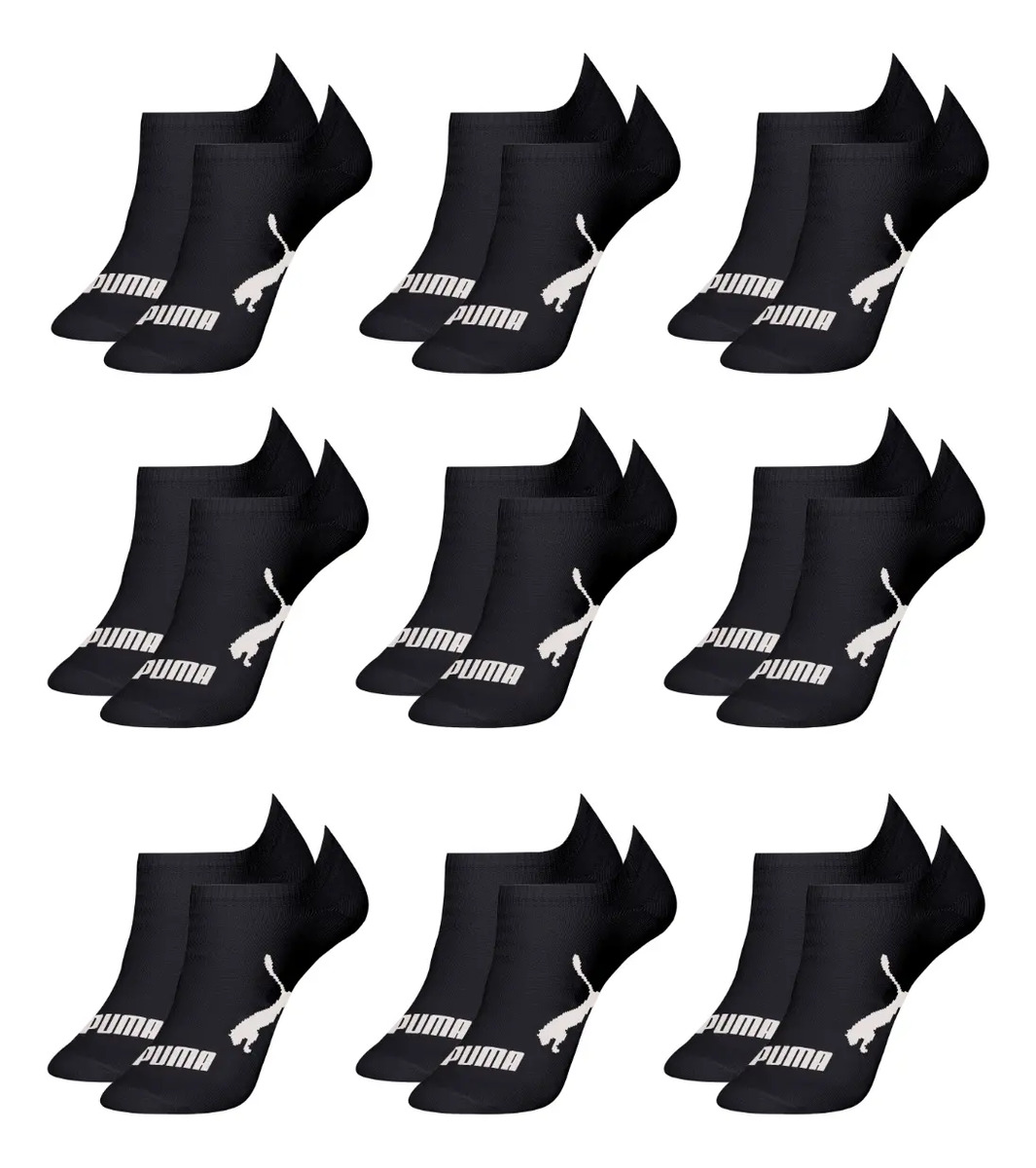 Kit 9 Pares Meias Puma Soquete Cano Curto Sapatilha Original