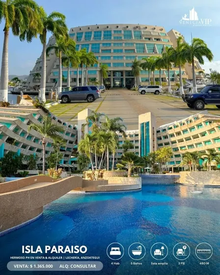 Solo Clientes Directos, En Alquiler Y Venta Apartamento Residencias Isla Paraiso, Lecheria.