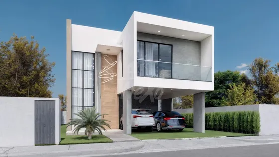 Venta - Casa De 2 Niveles, Vive Con Modernidad, Urbanización Con Vigilancia 24 Horas Y Control De Acceso, Santiago (hfc-237)