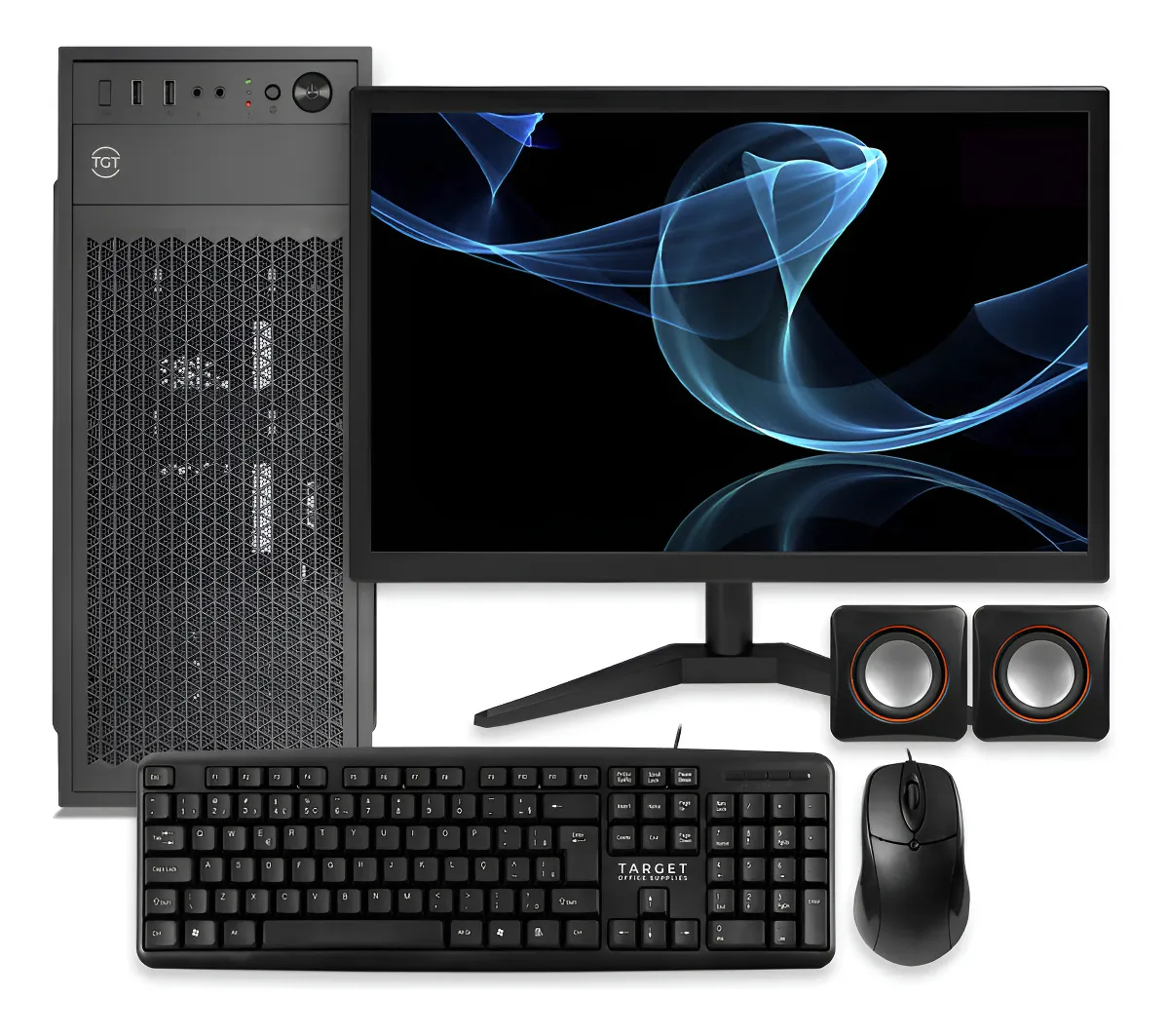 Pc Completo Mancer, Intel I7, 16gb Ram, Ssd 480gb, Monitor