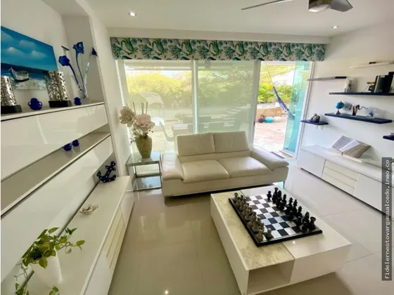 Venta Apartamento 1ra Línea De Playa Bello Horizonte Sta Mta  F.v