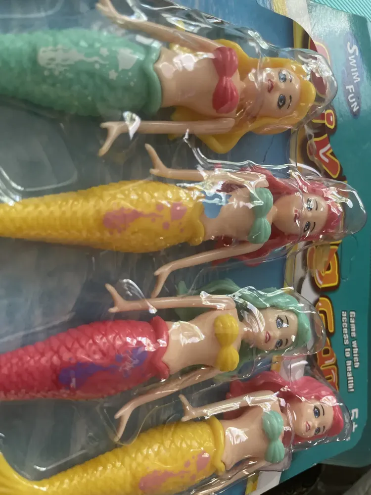 YOUYIKE Set De Buceo Con Sirenas Y Conchas Mágicas, Juguete Acuático Para Piscina O Mar, 2 Sirenas + 2 Conchas, Educativo Y Seguro Para Niños, Ideal Para Regalo
