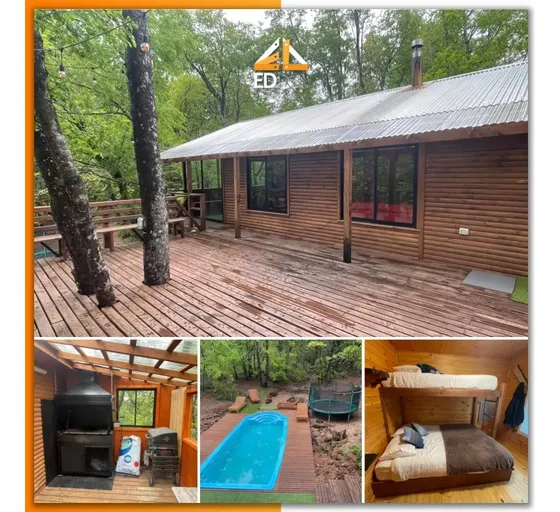Venta Hermosa Cabaña En Las Trancas, Termas De Chillán