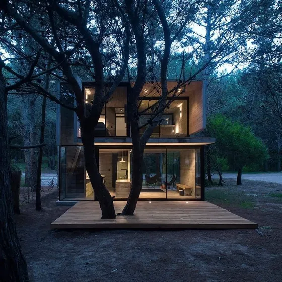 Casa En Mar Azul  H3 Naturaleza Y Diseño. Solo Adultos