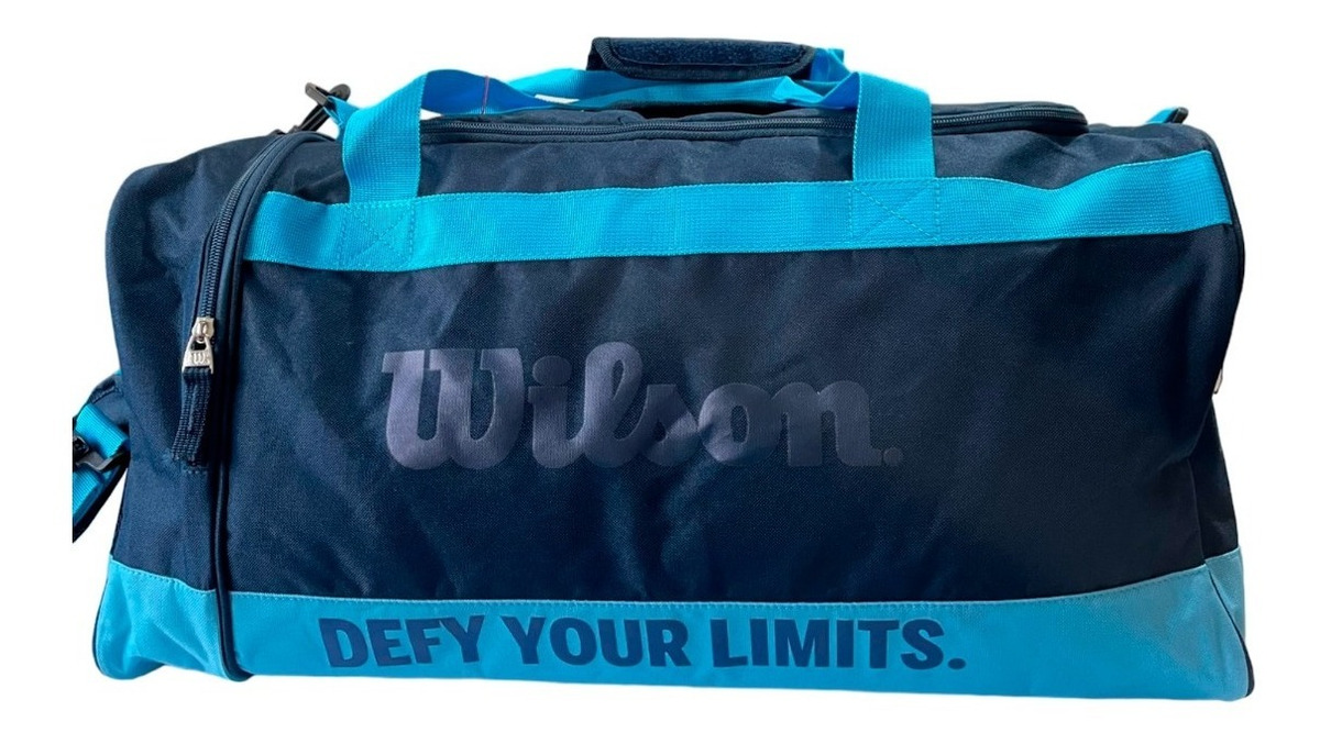 Bolso De Viaje Wilson Classic Unisex Azul Wilson Papeleta x 1 