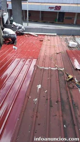 Impermeabilizacion De Techos De Metal,tejas O Concreto 