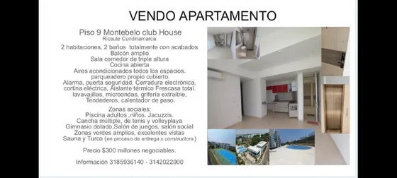 Apartamento Montebelo Club House Ricaurte Cundinamarca